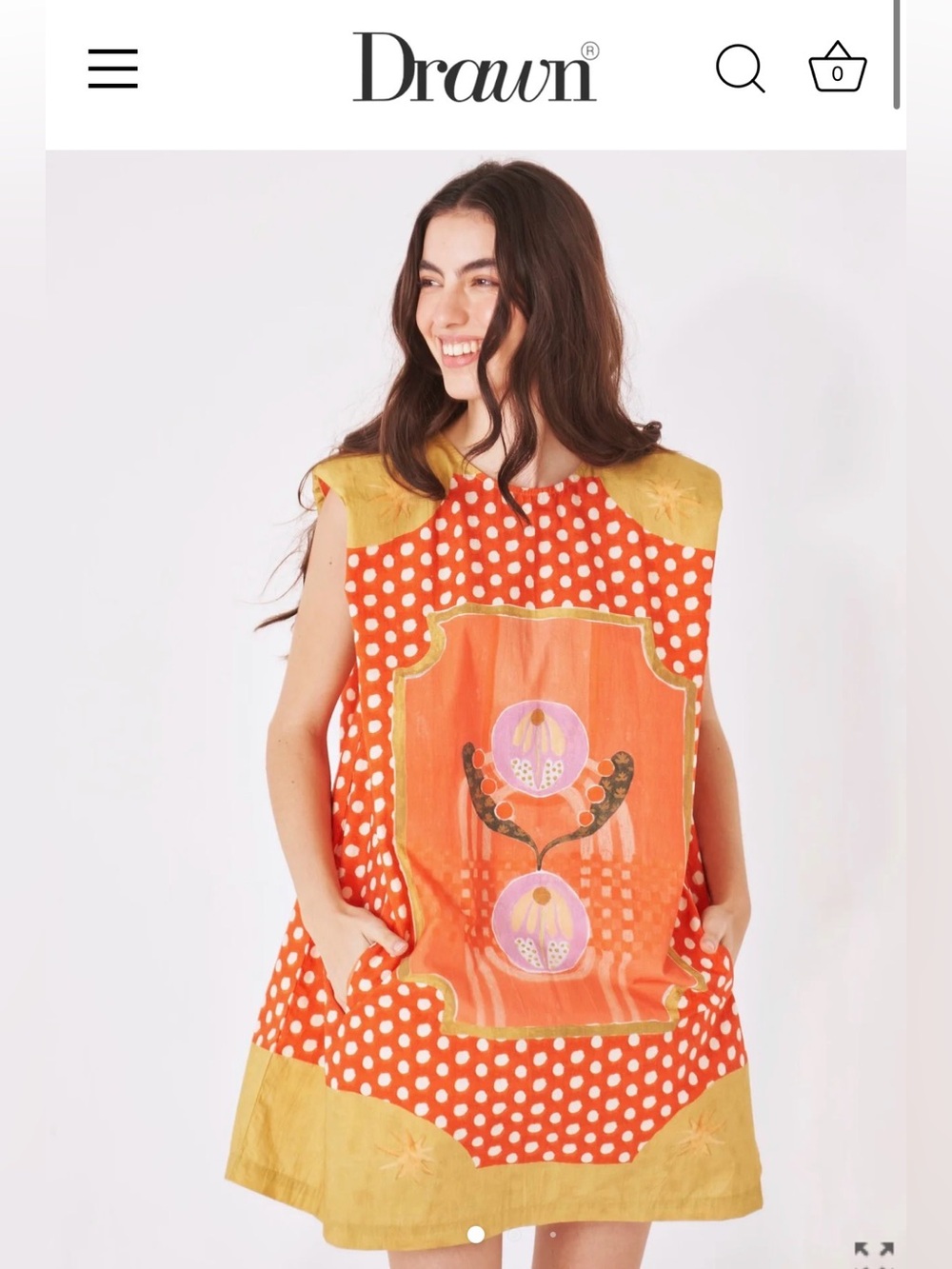 🖼️ Shop Drawn - Made in India Artsy Tunic Dress 😍